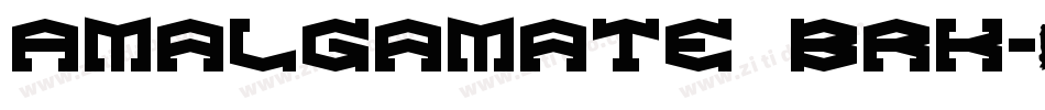 Amalgamate BRK字体转换